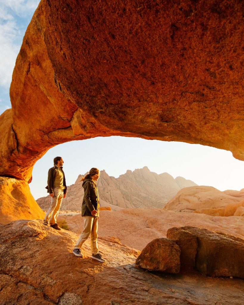 Hiking in Nambia is one of the favorite activities from travelers in the country