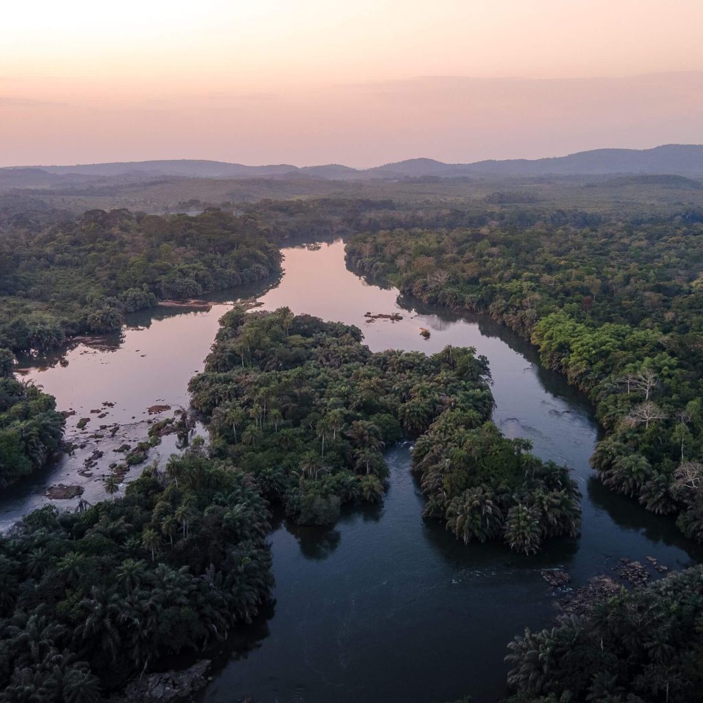 Tiwai Island in Sierra Leone