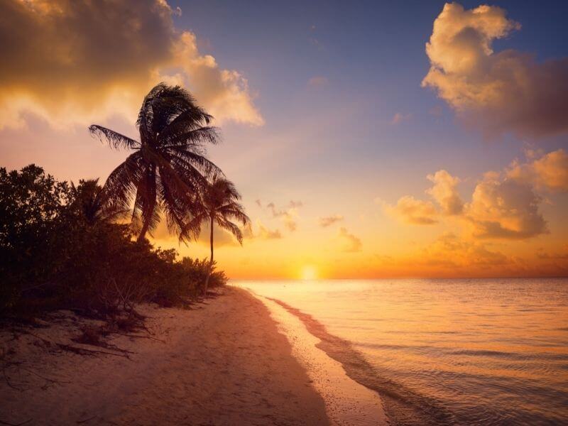 Sunset at Isla Holbox - Road Trip in Yucatan