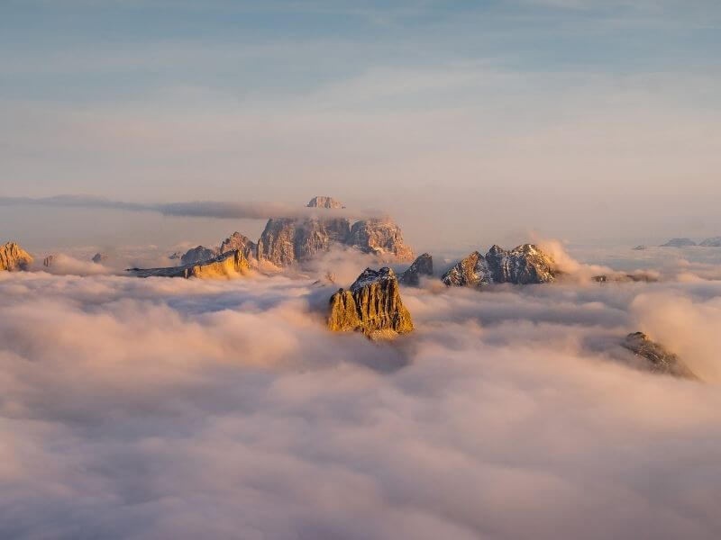 Sunset View from Rifugio Lagazuoi 