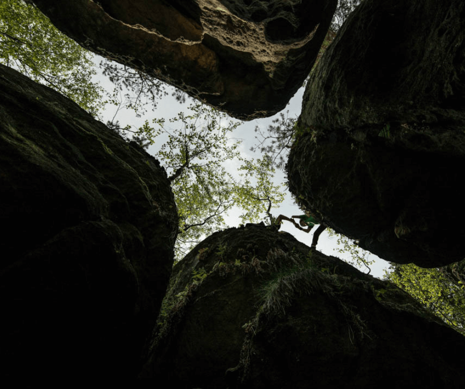 View from the Labyrinth in Saxon Switzerland