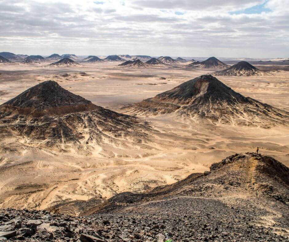 Mountain Views at the black desert - White-Desert-Egypt