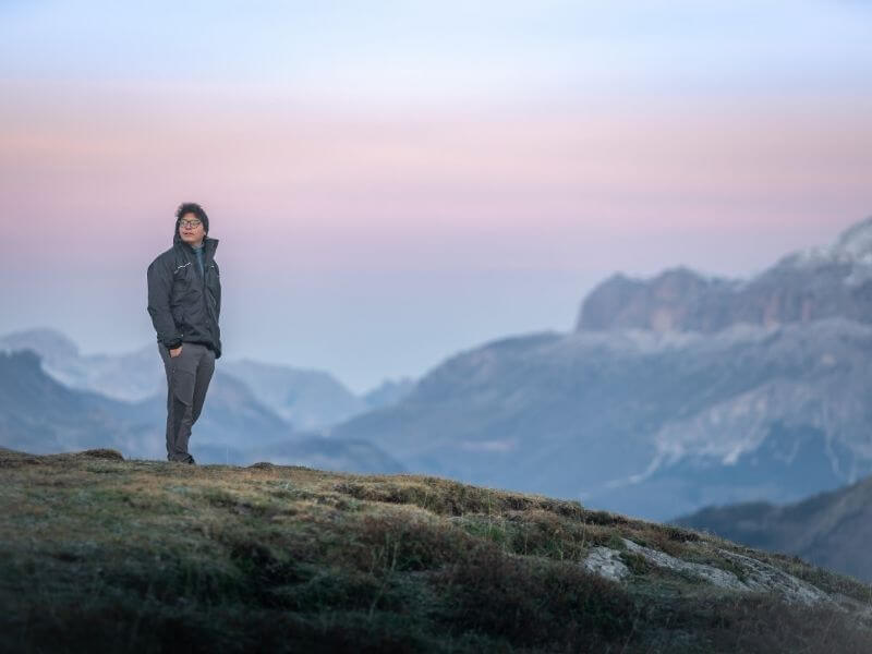 Hiking in the Dolomites-Alta-Via