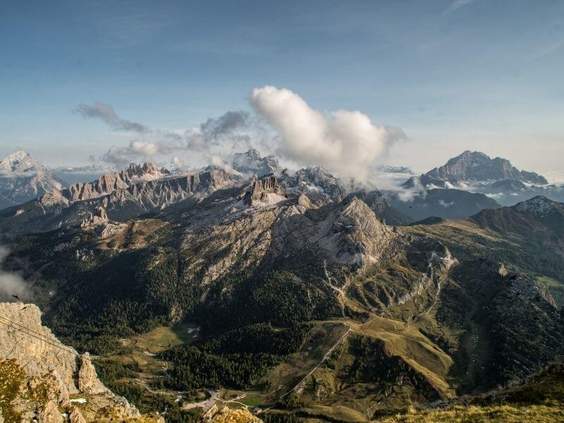 View from rifugio Lagazuoi