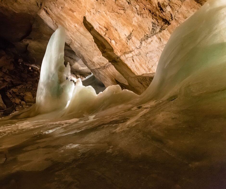 Ice columns in Dachstein