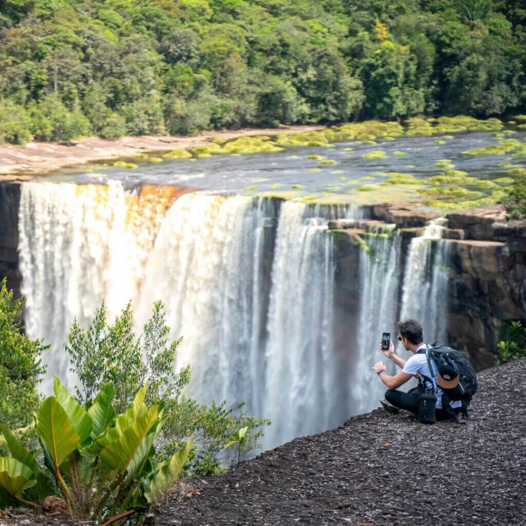 View of Kaiteur Falls in Guyana