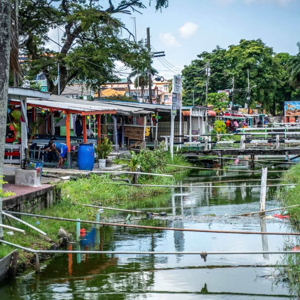 Food stalls next to Bouda Market