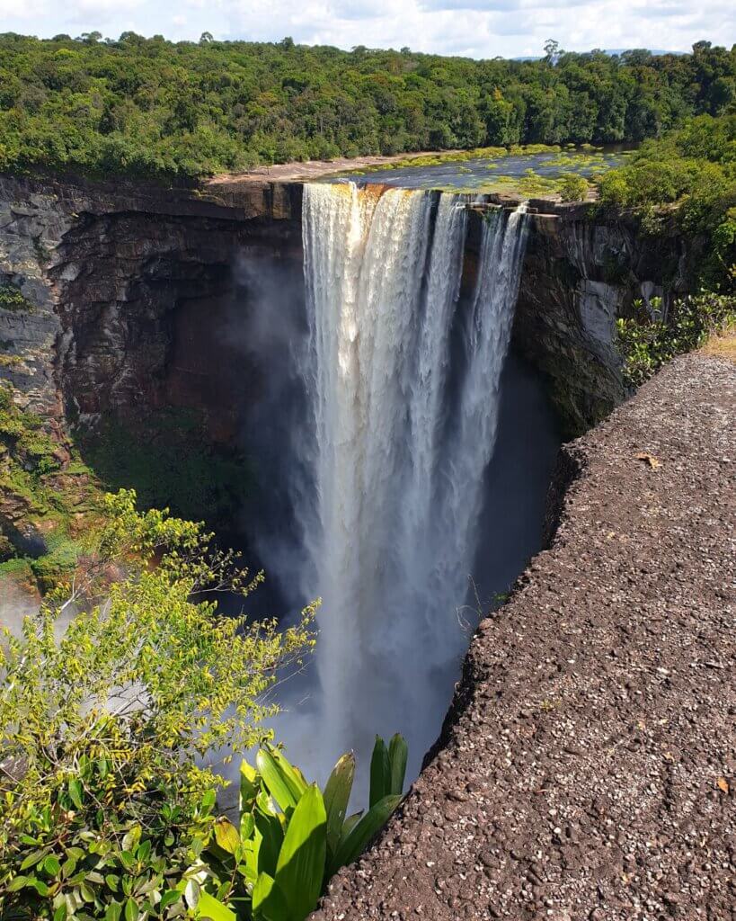 This is probably the best view of the falls in Guyana