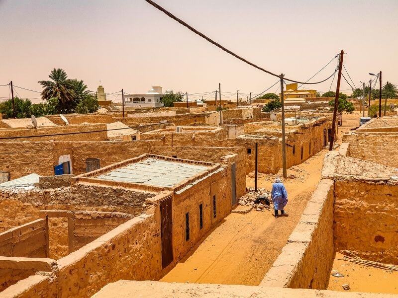 Streets of Chinguetti in Mauritania