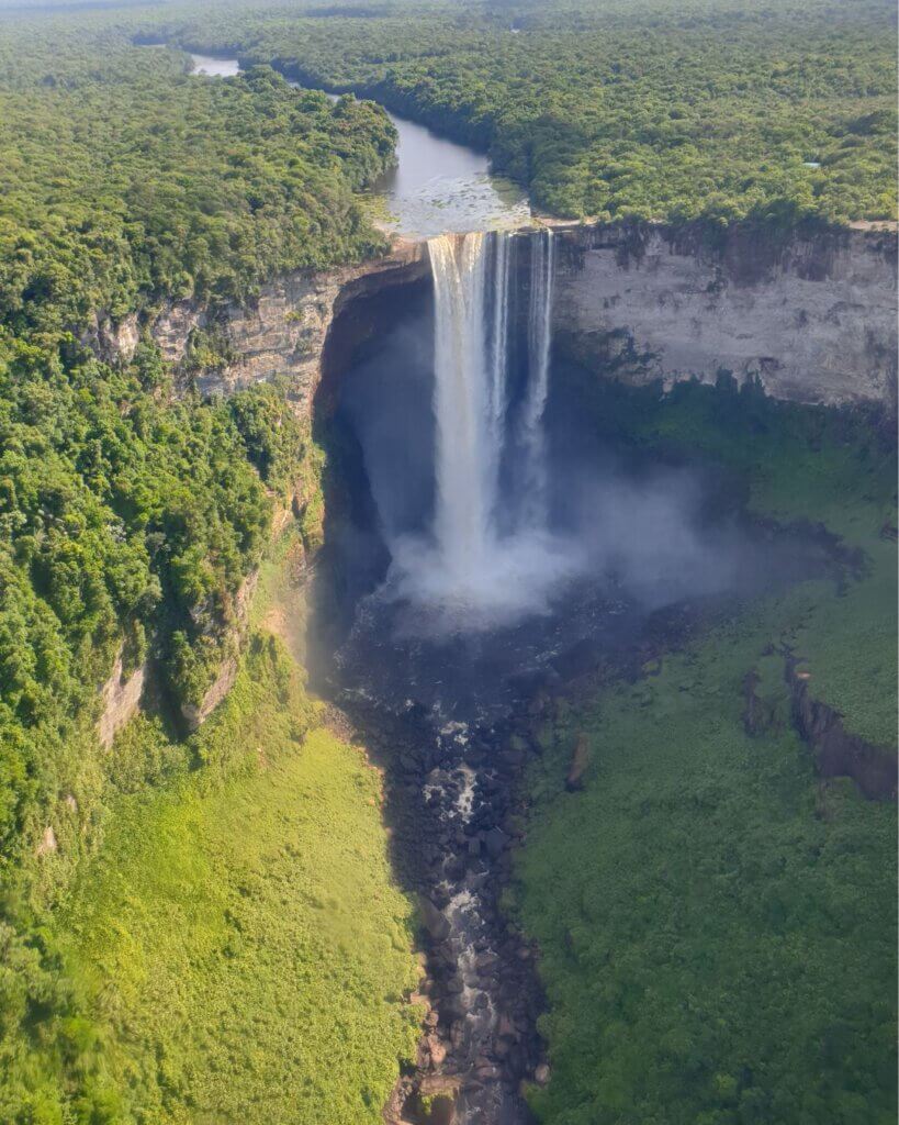 View of the falls from my seat