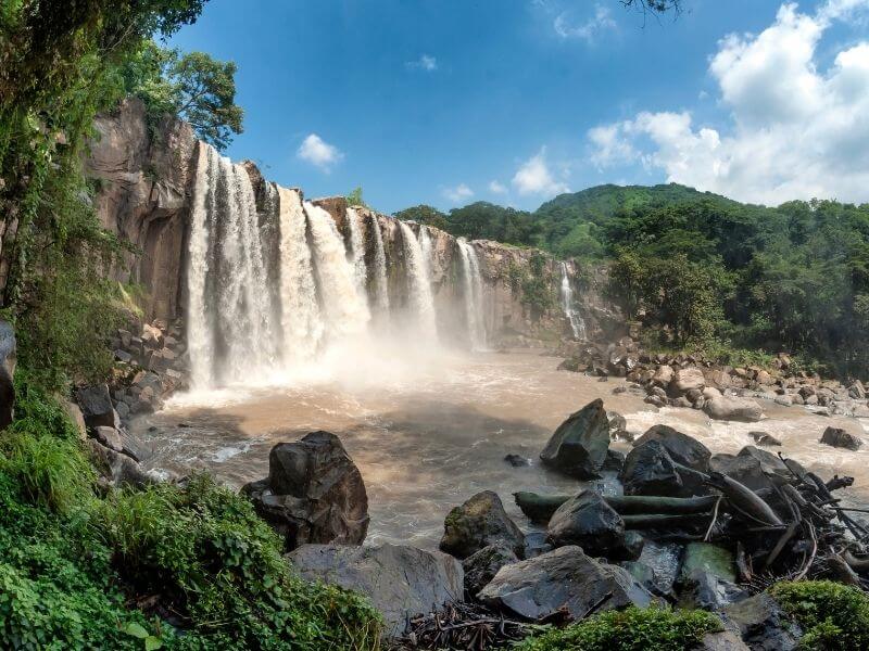 Los Amates Waterfall in Guatemala