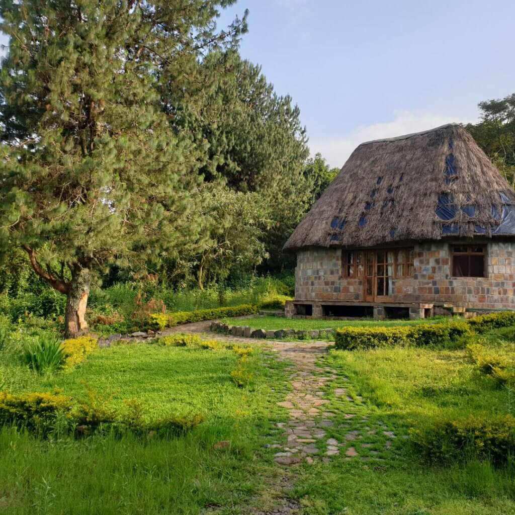 Lodge accomodation inside Kahuzi Biega