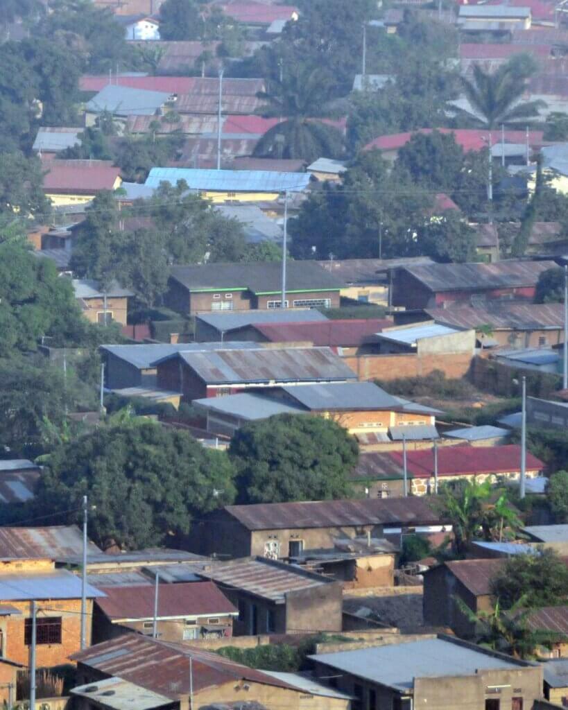 rooftops in Bujumbura