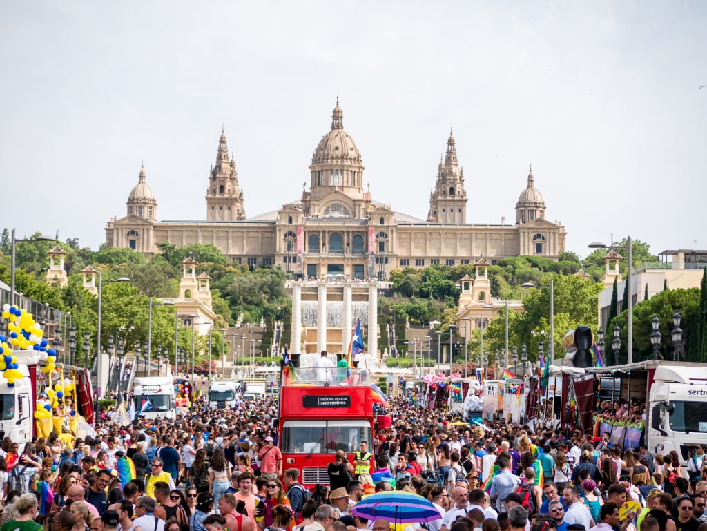 Plaza de Espana- Pride Barcelona 2017