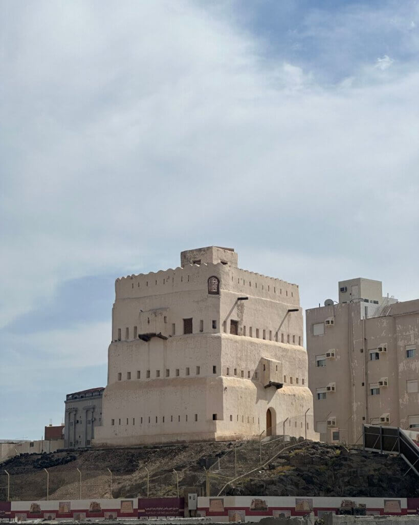 View of the Quba Castle in Medina