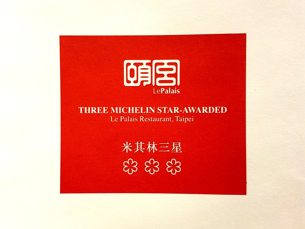 Le Palais was awarded three michelin stars in 2018 and 2019