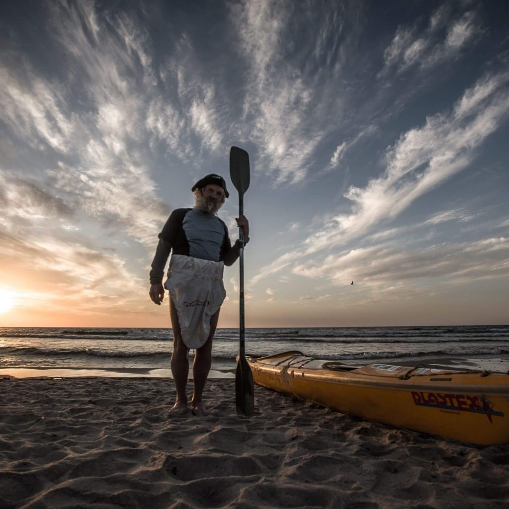 Aleksander Doba solo kayaked the ocean