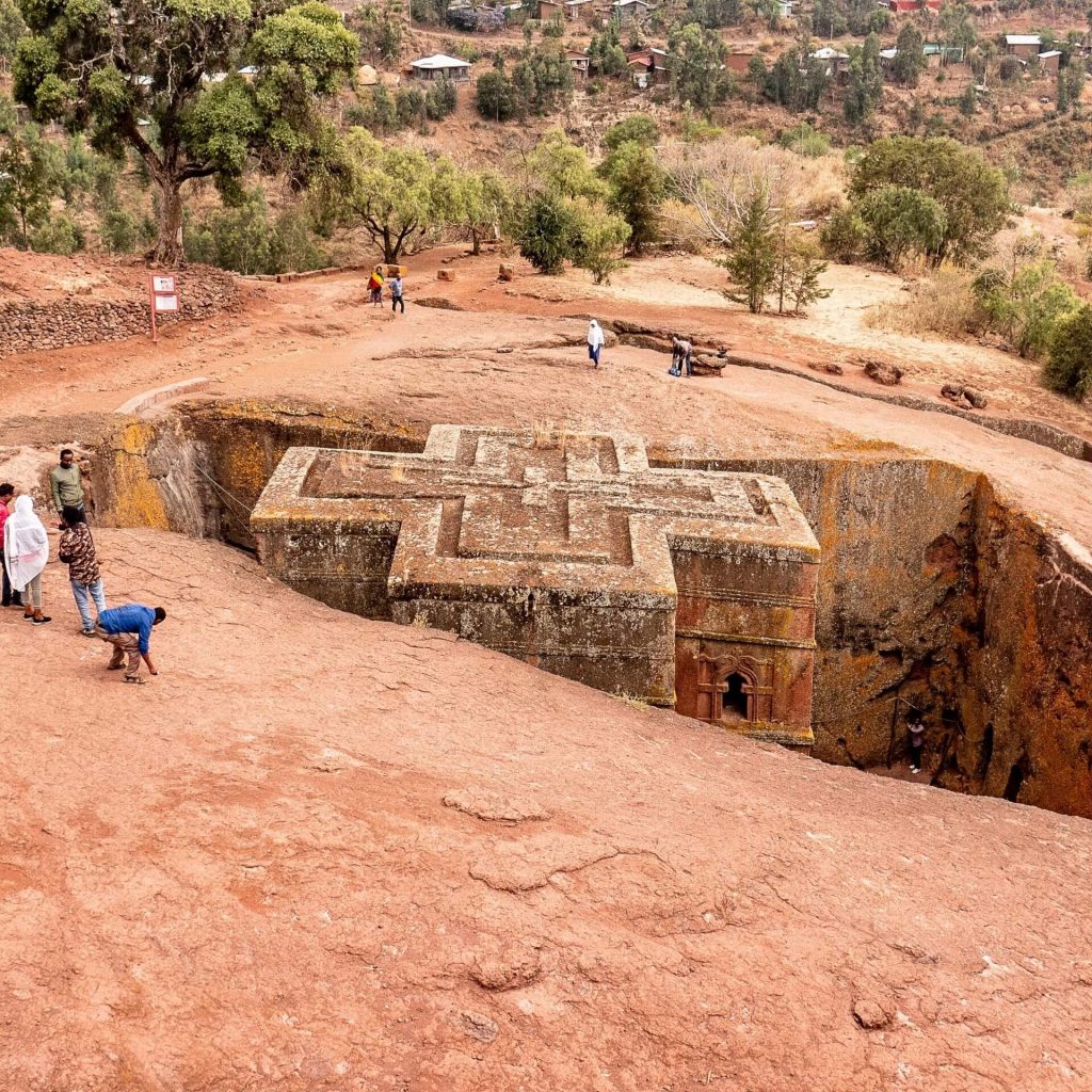 Lalibela St George rock church Ethiopia