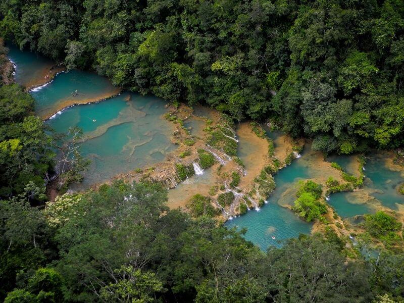 Semuc Champey Guatemala - most beautiful waterfall Central America