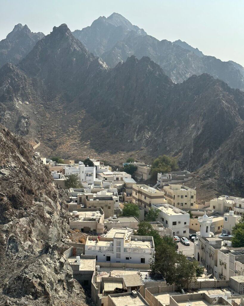 Views of Muscat from the Muscat fort