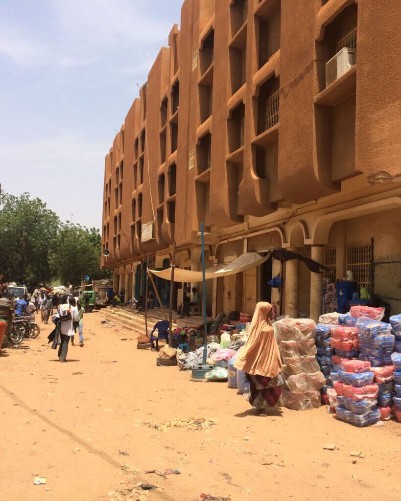 A typical street in Niamey Niger