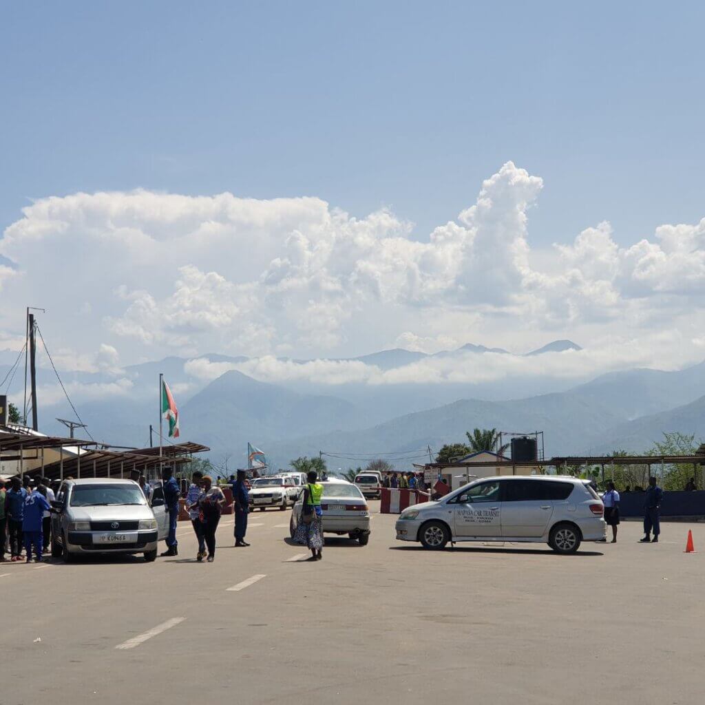 Border post between DRC and Burundi