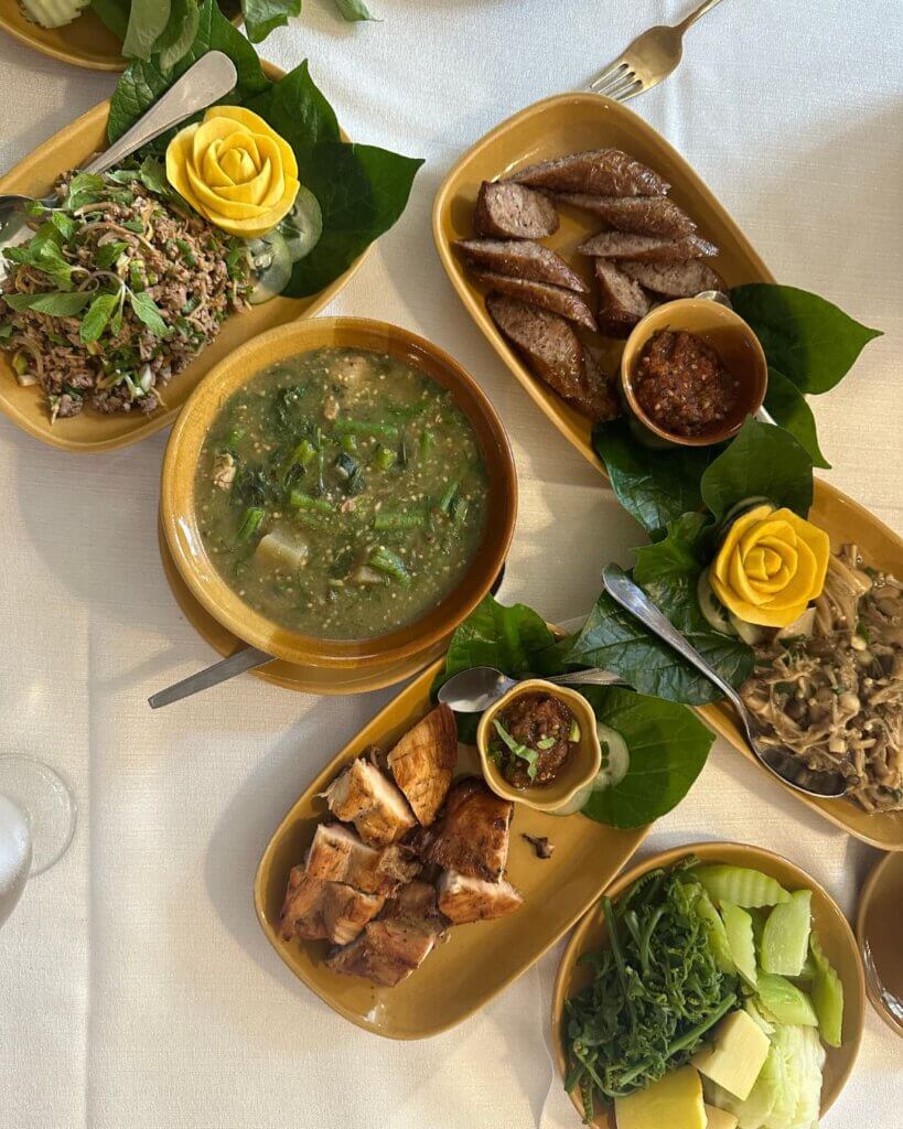 Every meal in Laos was a feast