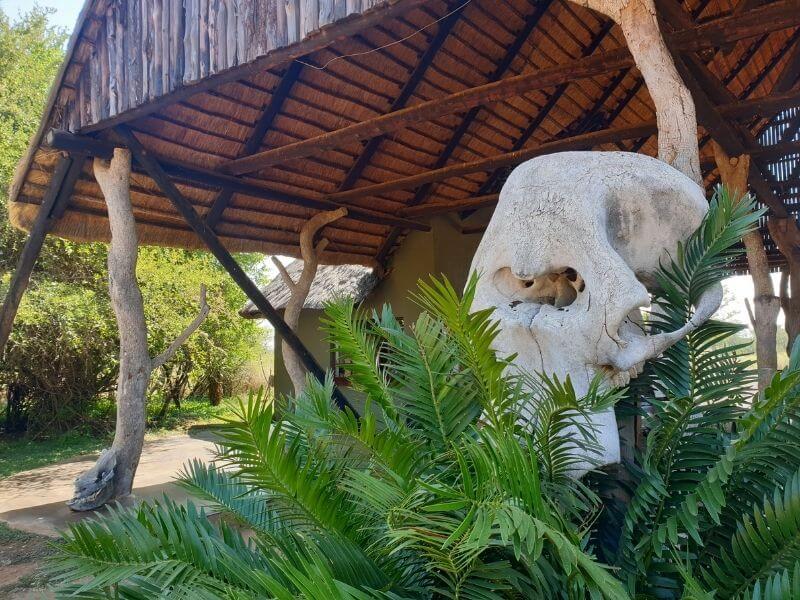 Entrance to the Hlane National Park in Eswatini