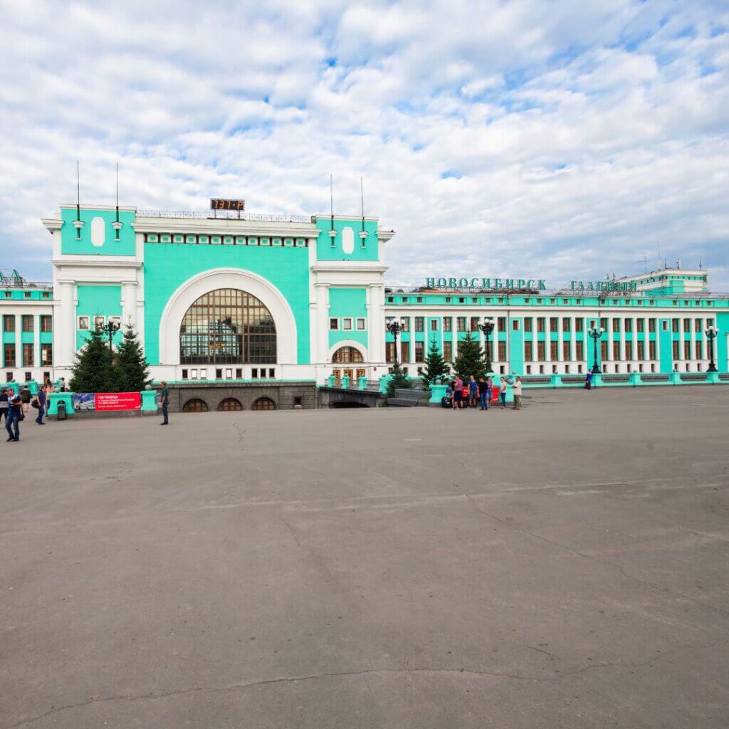 Station Siberia-  Transsiberian train