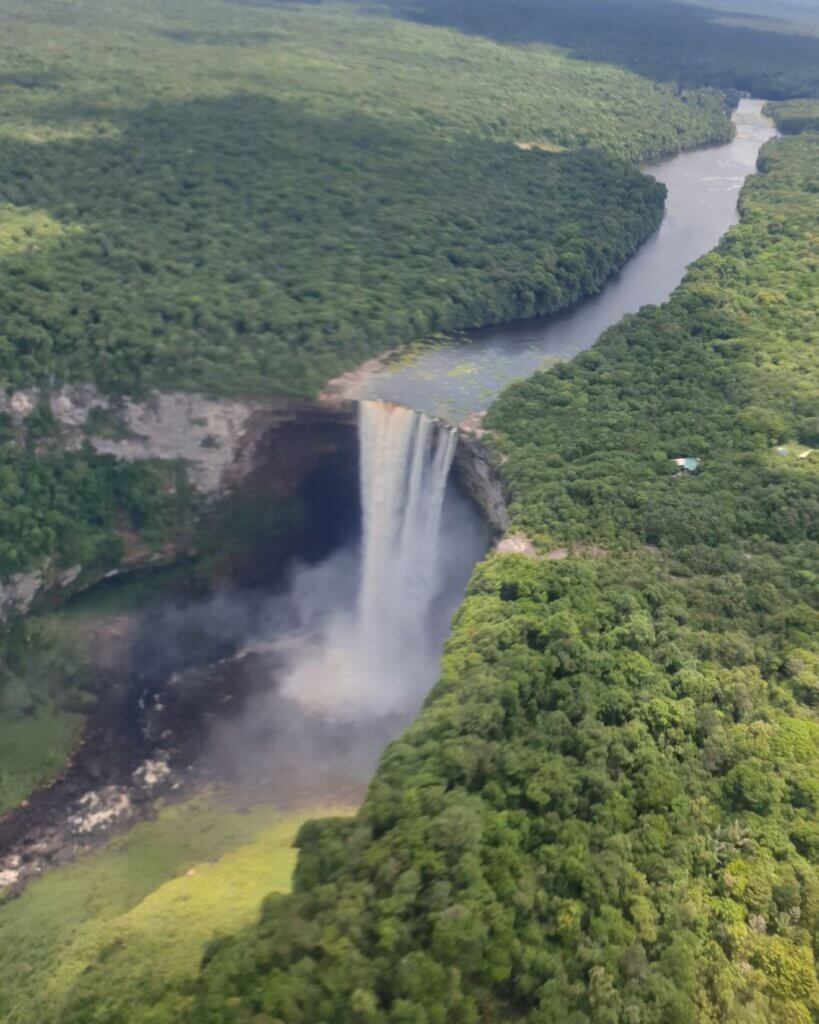 The views from the plane in Kaieteur