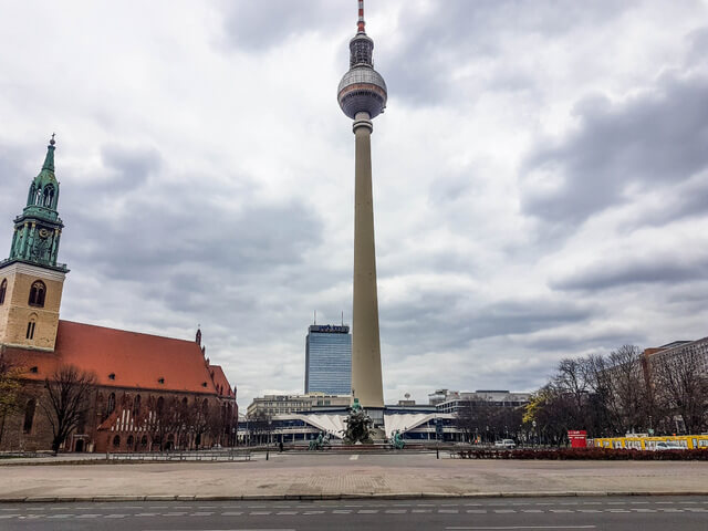 Alexanderplatz during corona