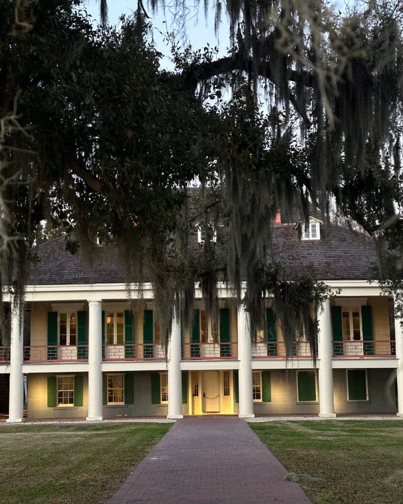 The main house of the Destrehan Plantation