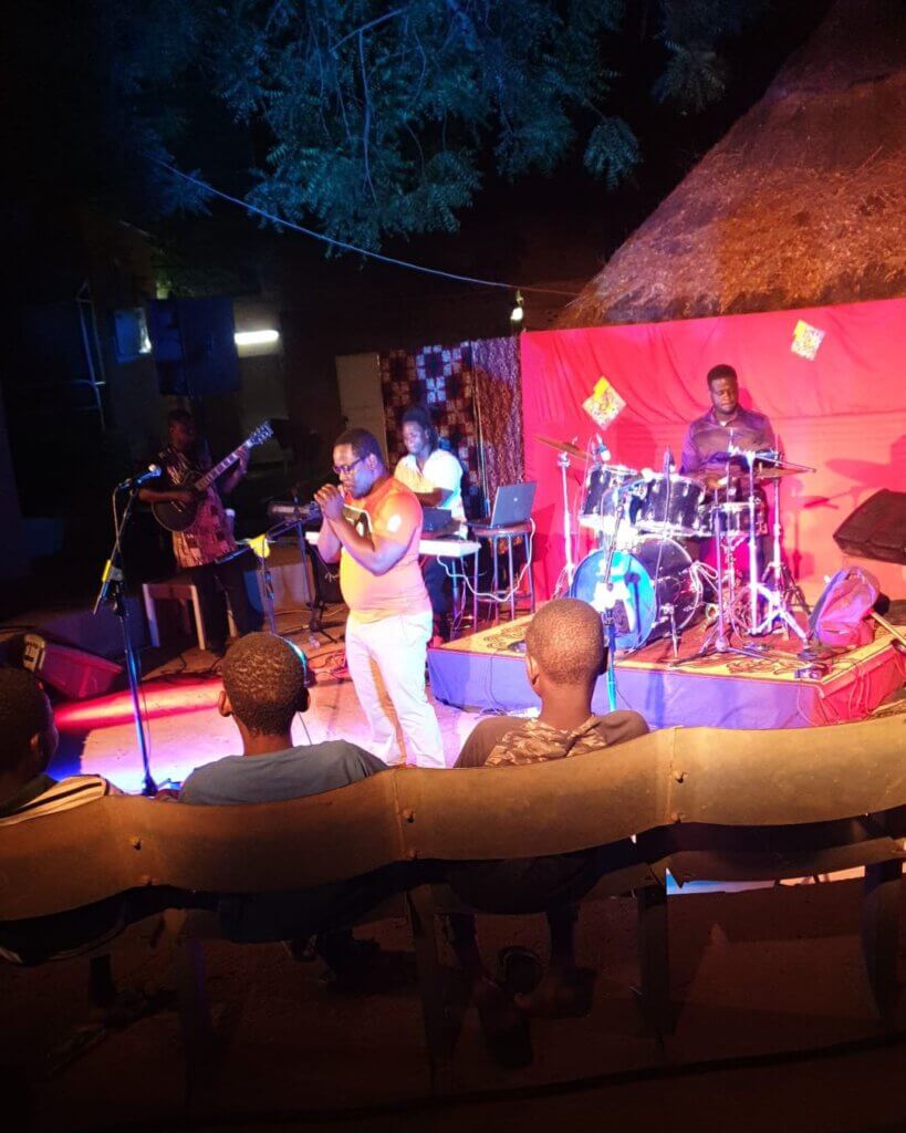 A blues concert in Niamey