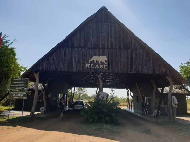 Hlane National Park entrance