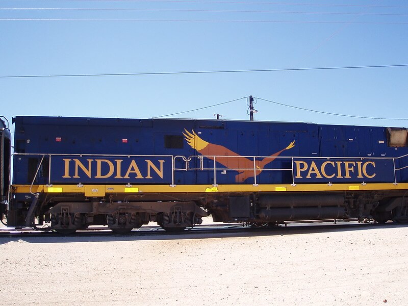 Indian Pacific Rail in Australia