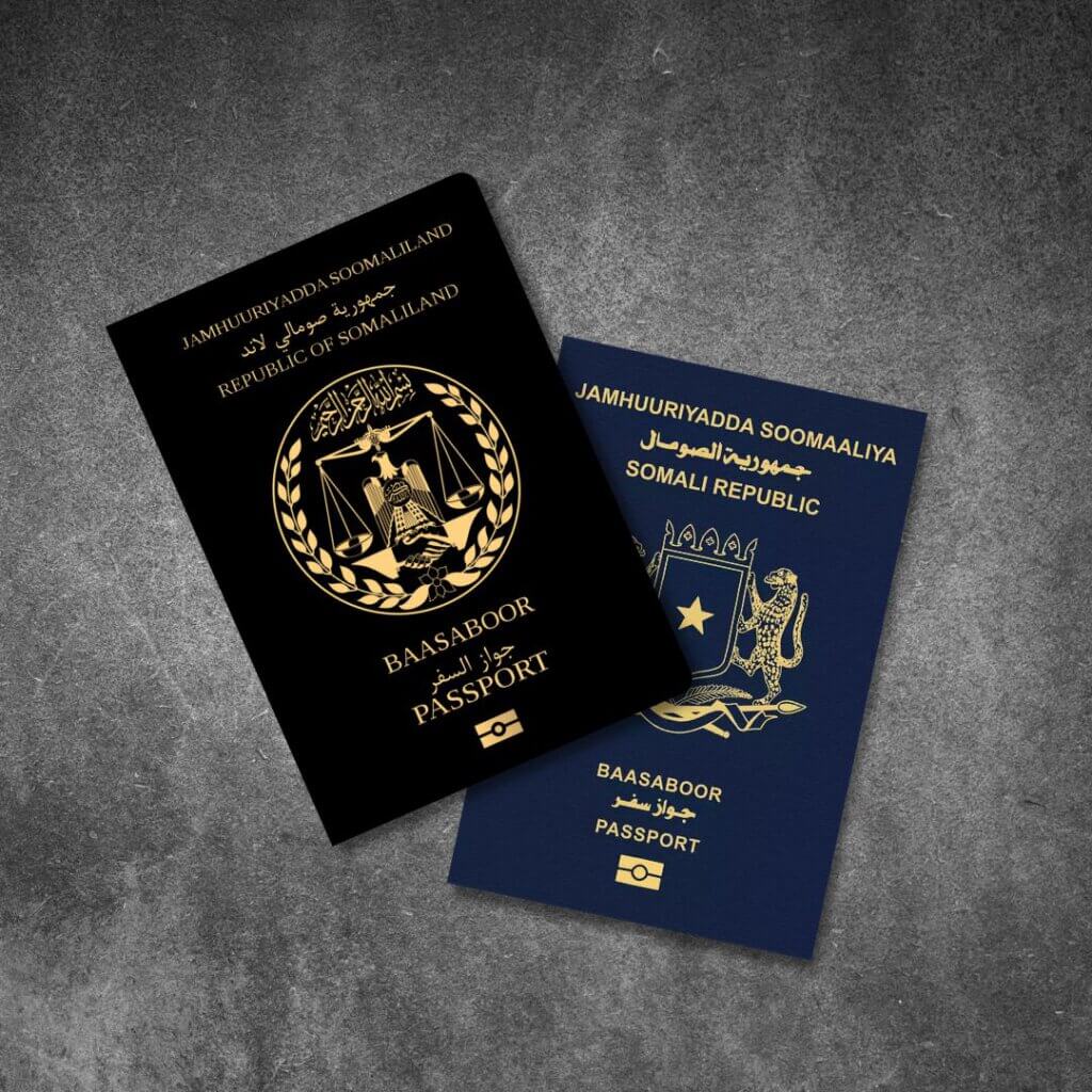 passport of somaliland and somalia