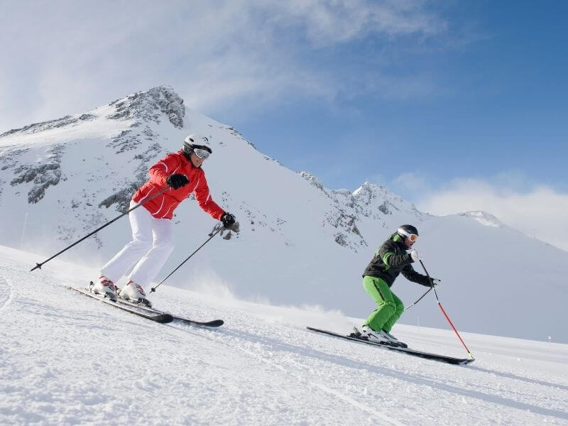 Skiing Dolomites