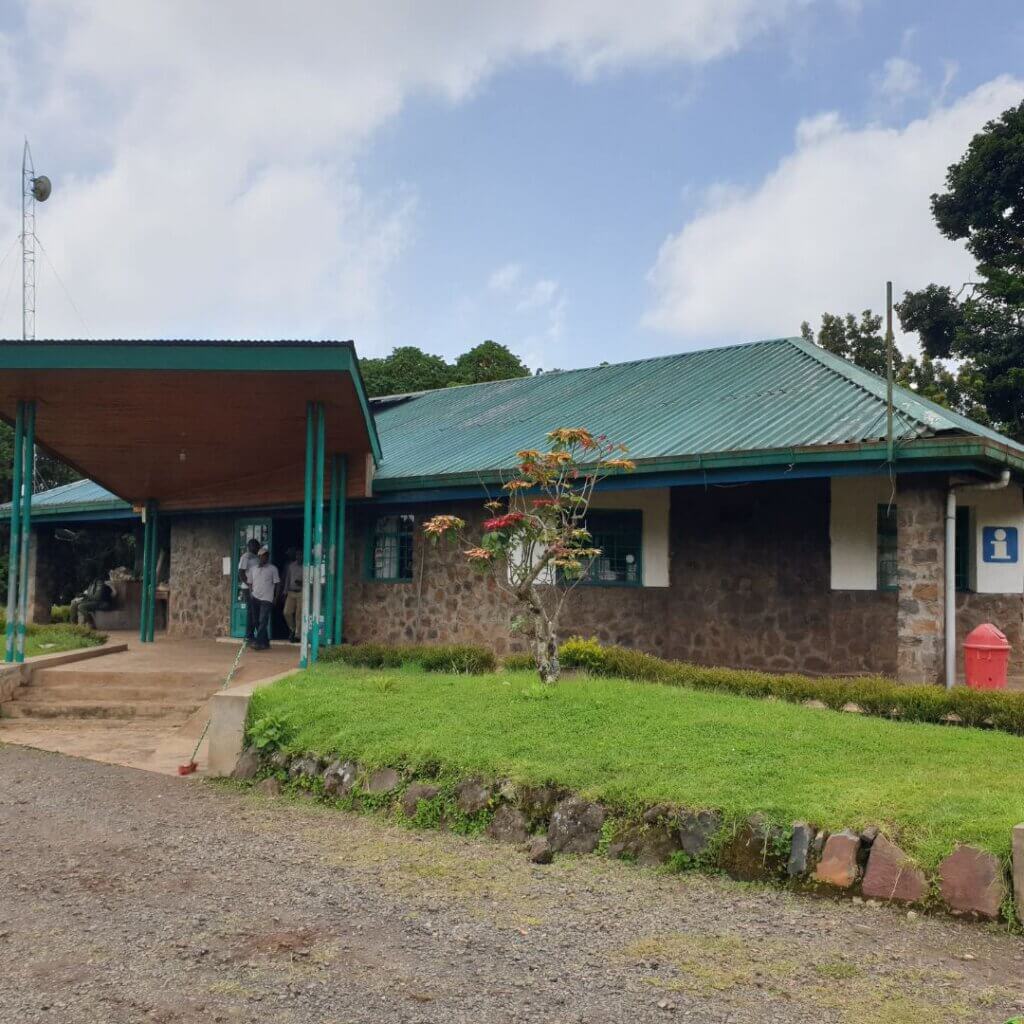 Main office at Kahuzi-Biéga National Park in Congo