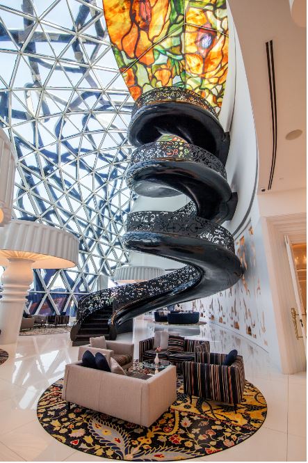 Lobby at the Mondrian Doha in Qatar