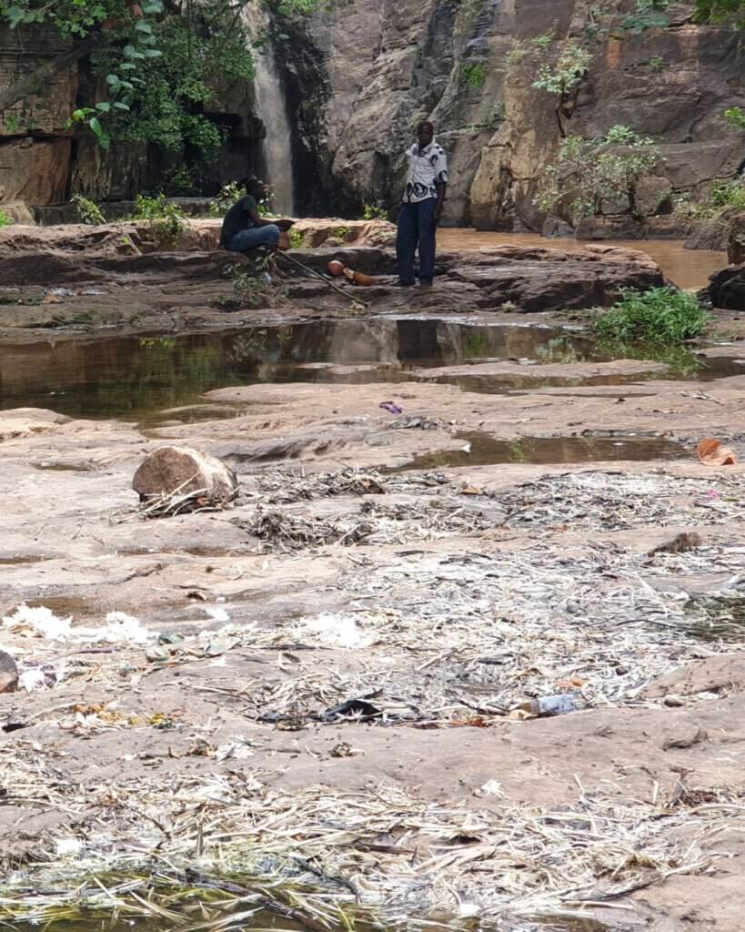 The area surrounding a sacrifice pulpit in Burkina Faso