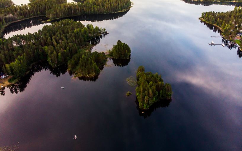 Multicolored sunrises at Lake Saimaa - Road trip in Saimaa