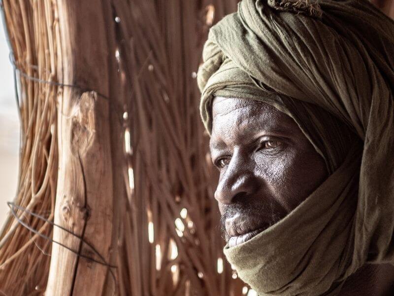 A nomad man from Mauritania 