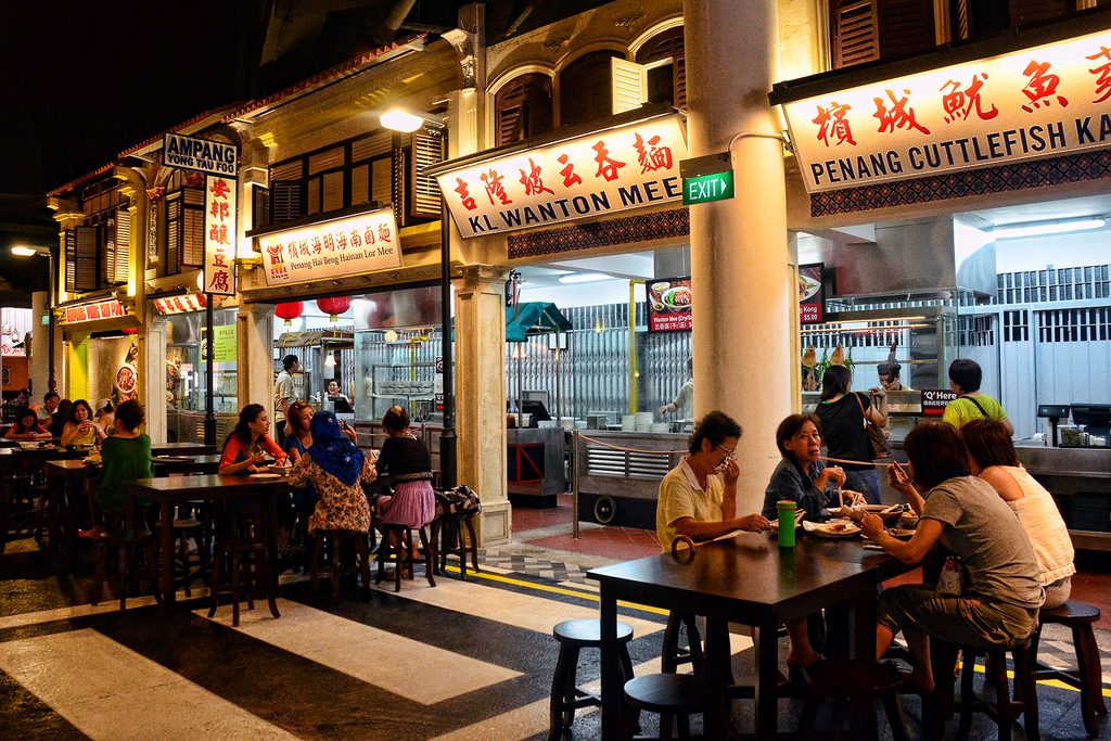 Street food hawkers are all over Kuala Lumpur.