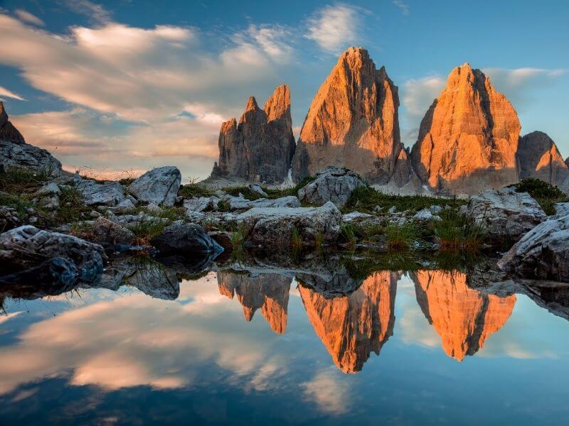 Views of the Dolomites - outdoor activities