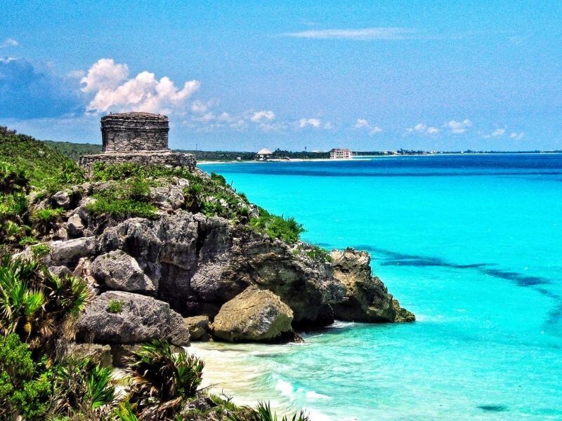 Coastal view in Tulum