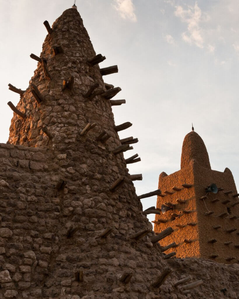 View of the mosque of Agadez