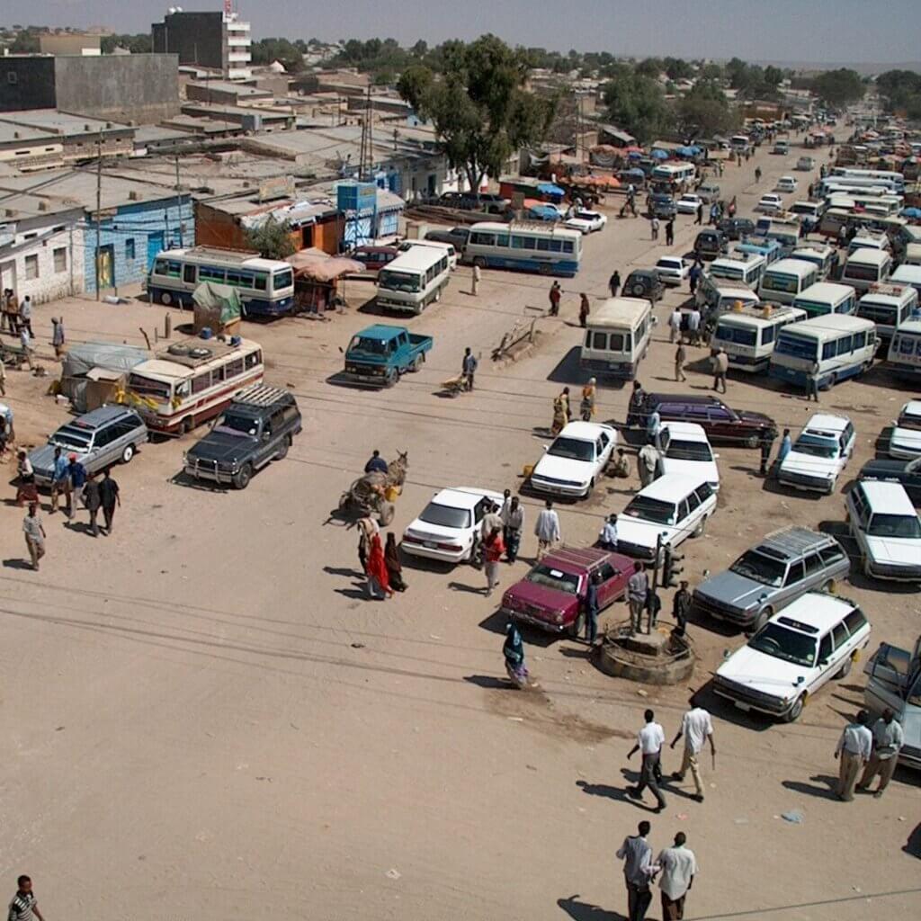 Hargeisa's chaotic city center