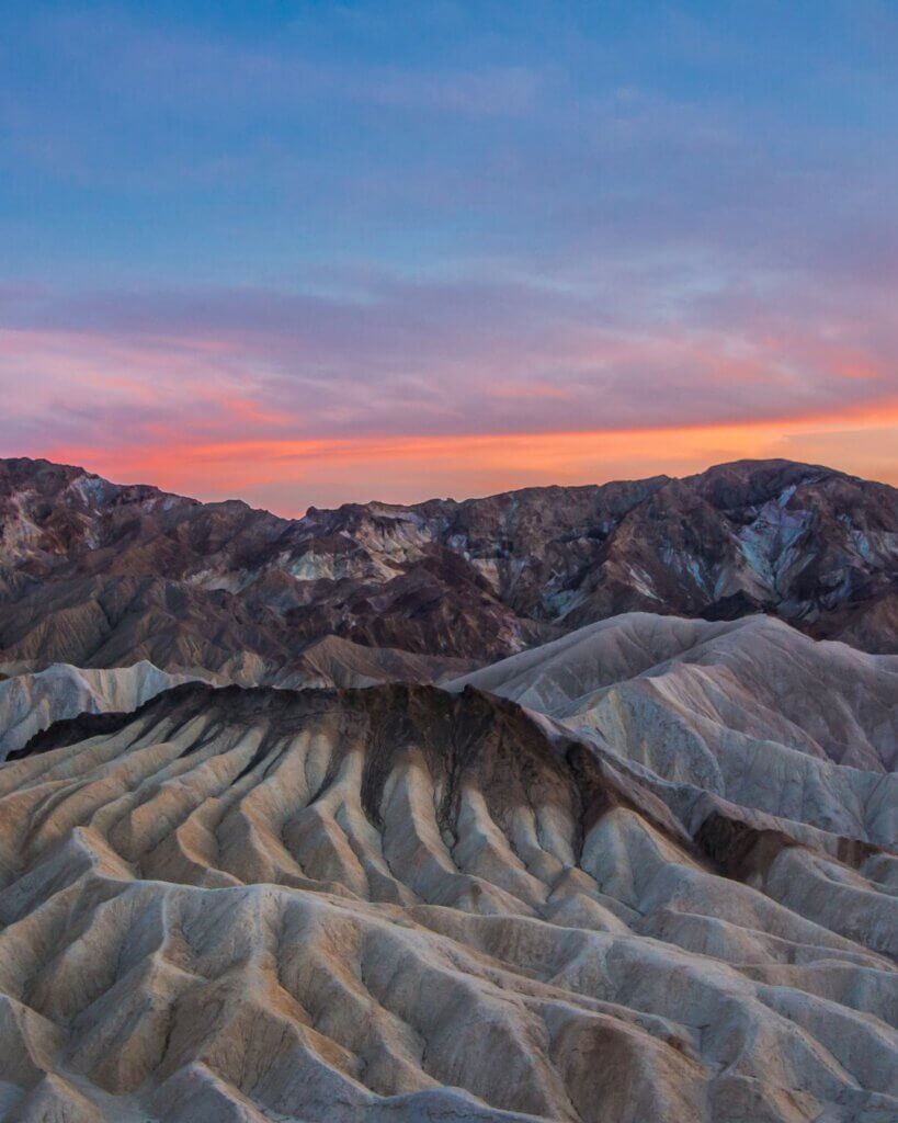 Sunrise at the Death Valley