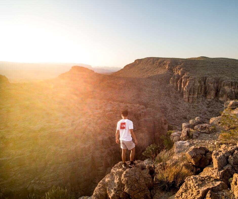 Hiking routes at Big Bend National Park -Road trip Texas