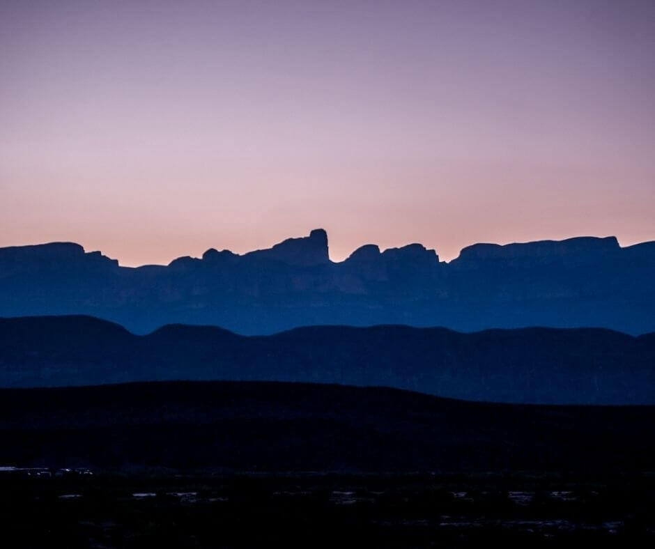 Background landscapes at BigBend National Park